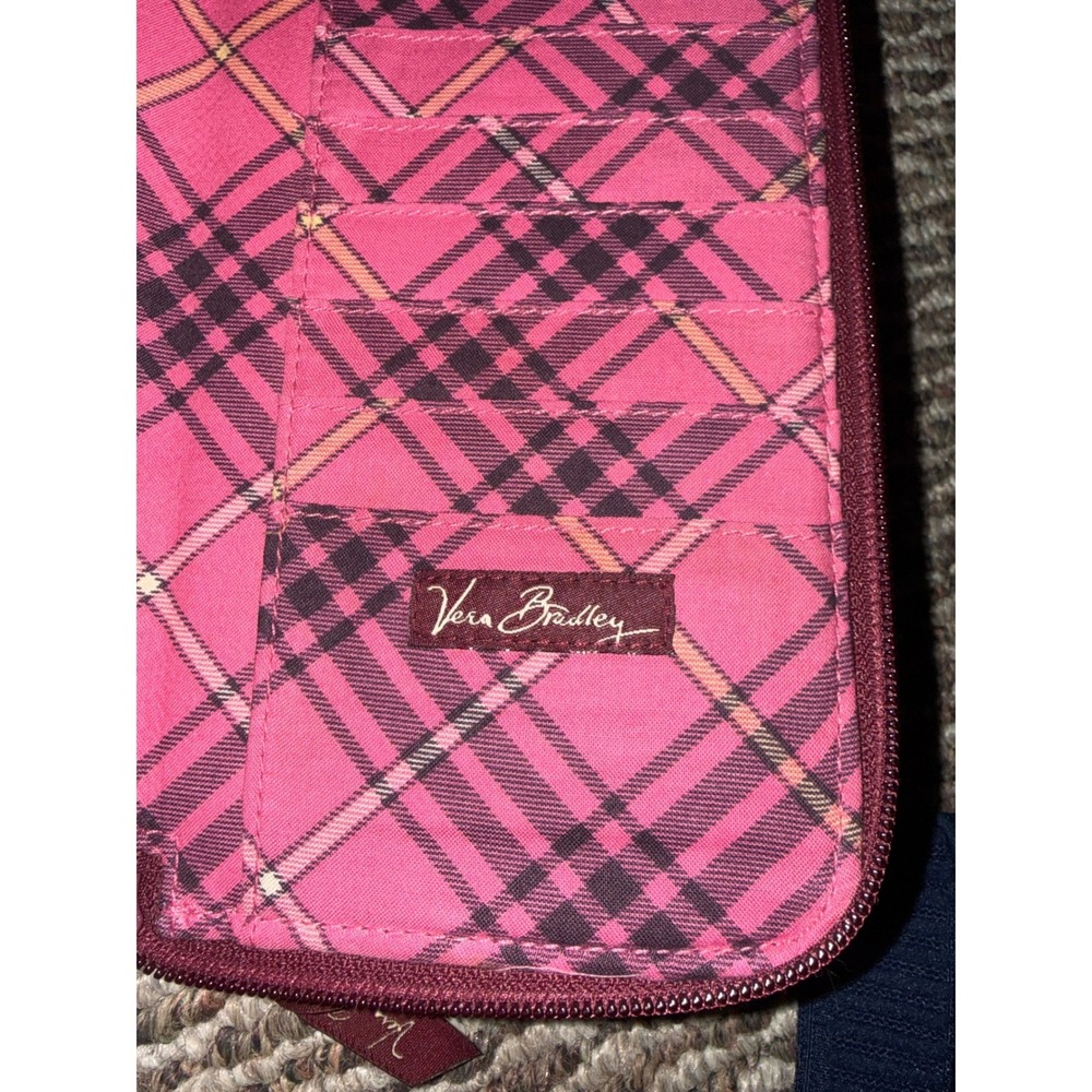 Vera Bradley Travel Organizer Passport‎ Wallet Piccadilly Plum - Picture 3 of 4